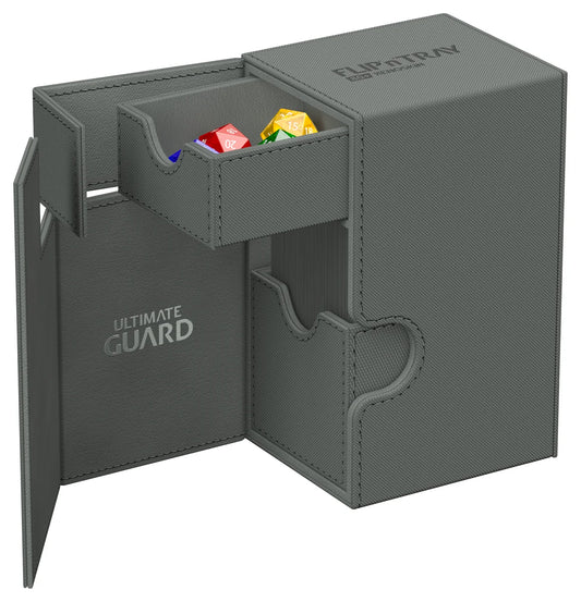 Ultimate Guard 80+ Flip’n’Tray Deck Case – Monocolor Grey