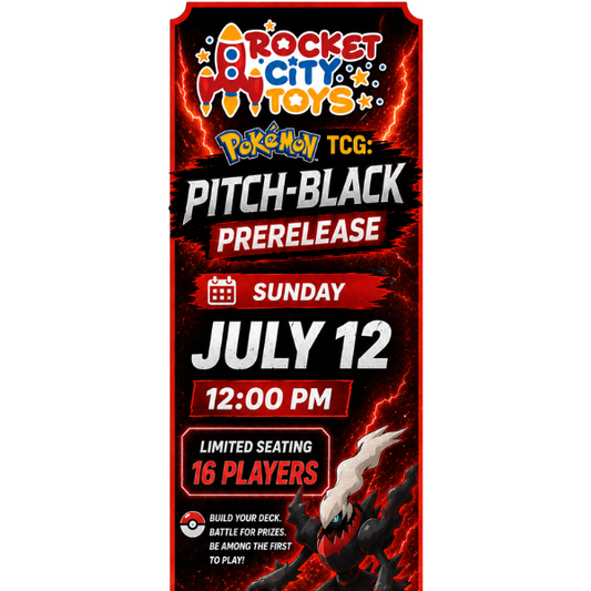 Pokemon TCG: Pitch Black Prerelease Entry 16 Seats July 12 Noon
