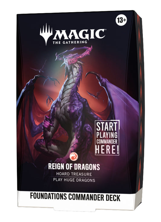 Magic: The Gathering: Foundations Commander Deck - Reign of Dragons