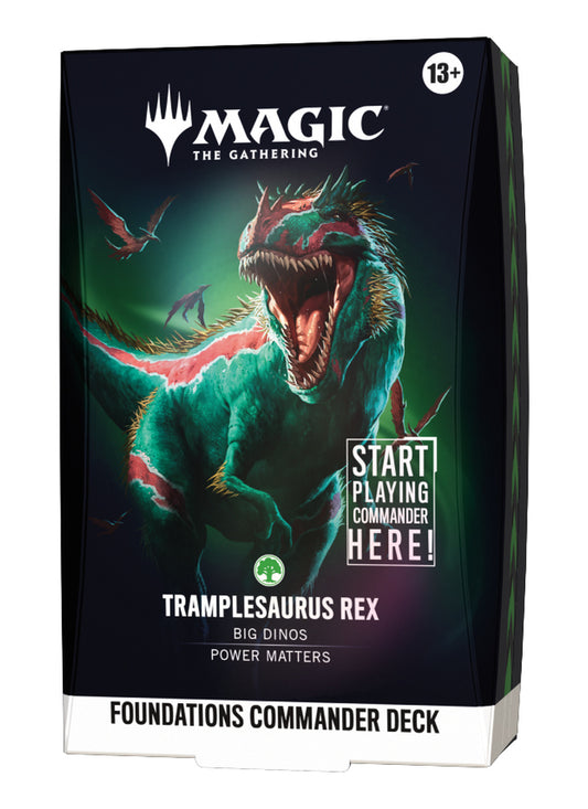 Magic: The Gathering: Foundations Commander Deck - Tramplesaurus Rex
