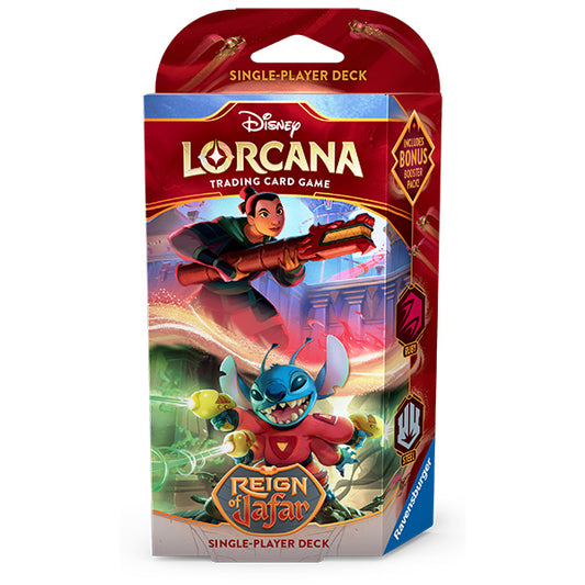 Disney Lorcana TCG: Reign of Jafar Starter Deck - Ruby & Steel