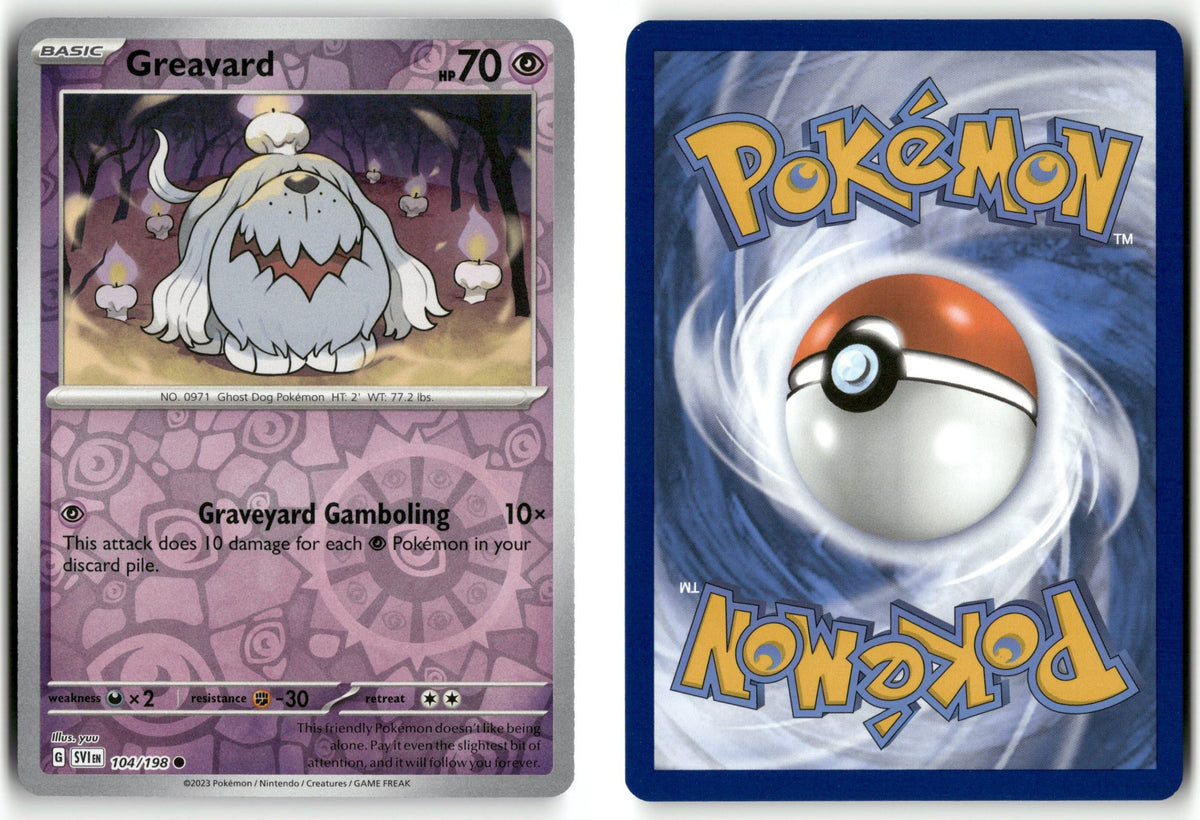 Front + Back scan | Near Mint / English / Reverse Holofoil