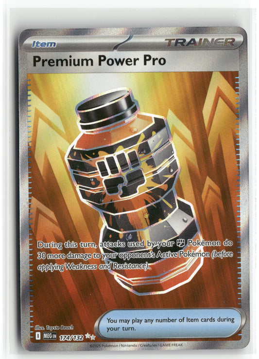 Pokemon Premium Power Pro 174/132 Ultra Rare 2025 ME01: Mega Evolution