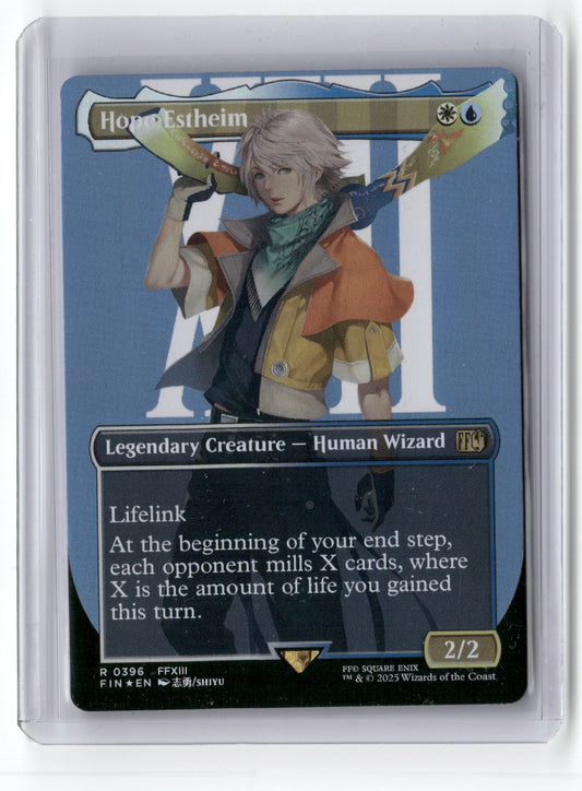 Tidus, Yuna's Guardian (Borderless) M Commander: FINAL FANTASY 205 Foil (Back)