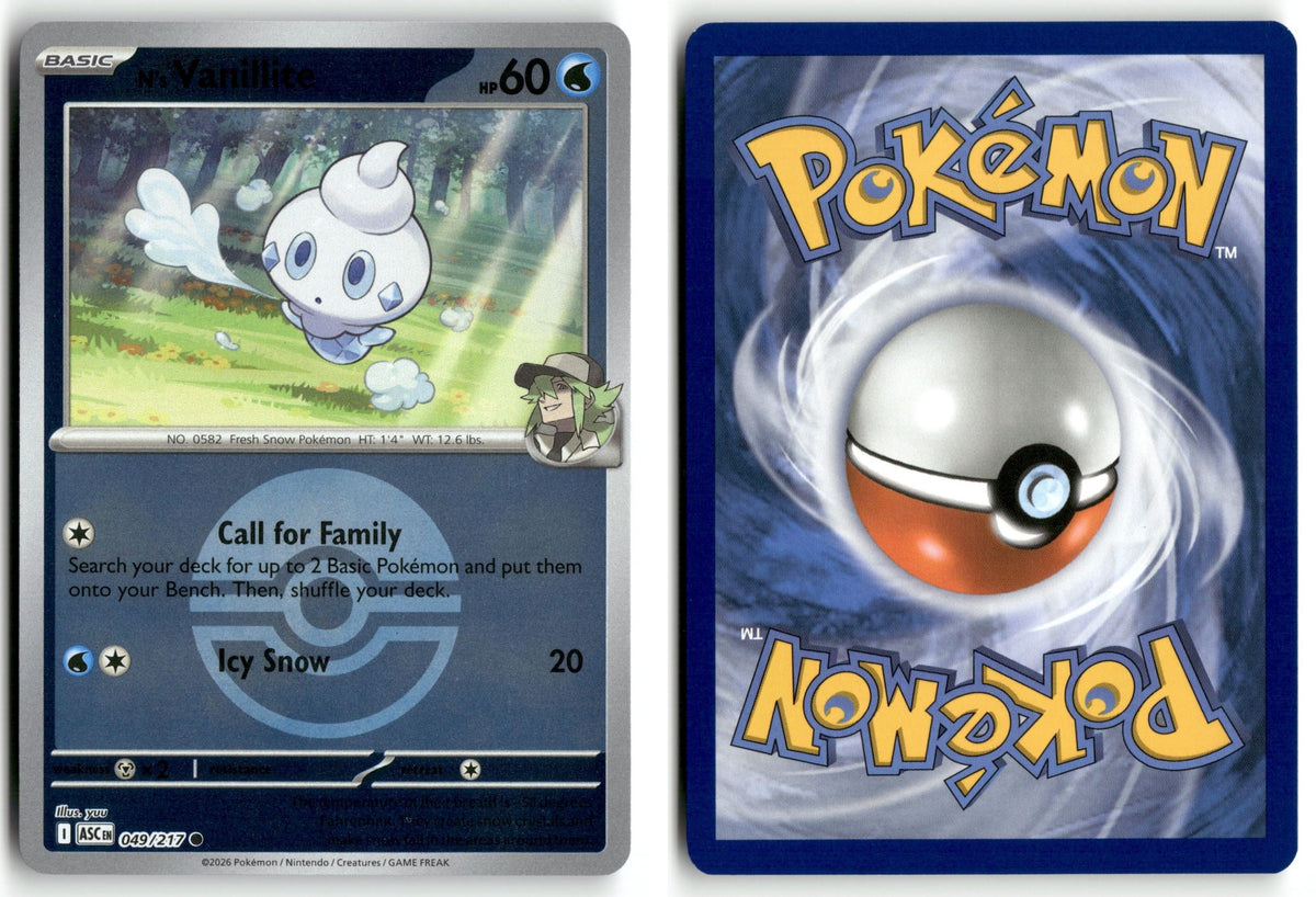 Front + Back scan | Near Mint / English / Reverse Holofoil