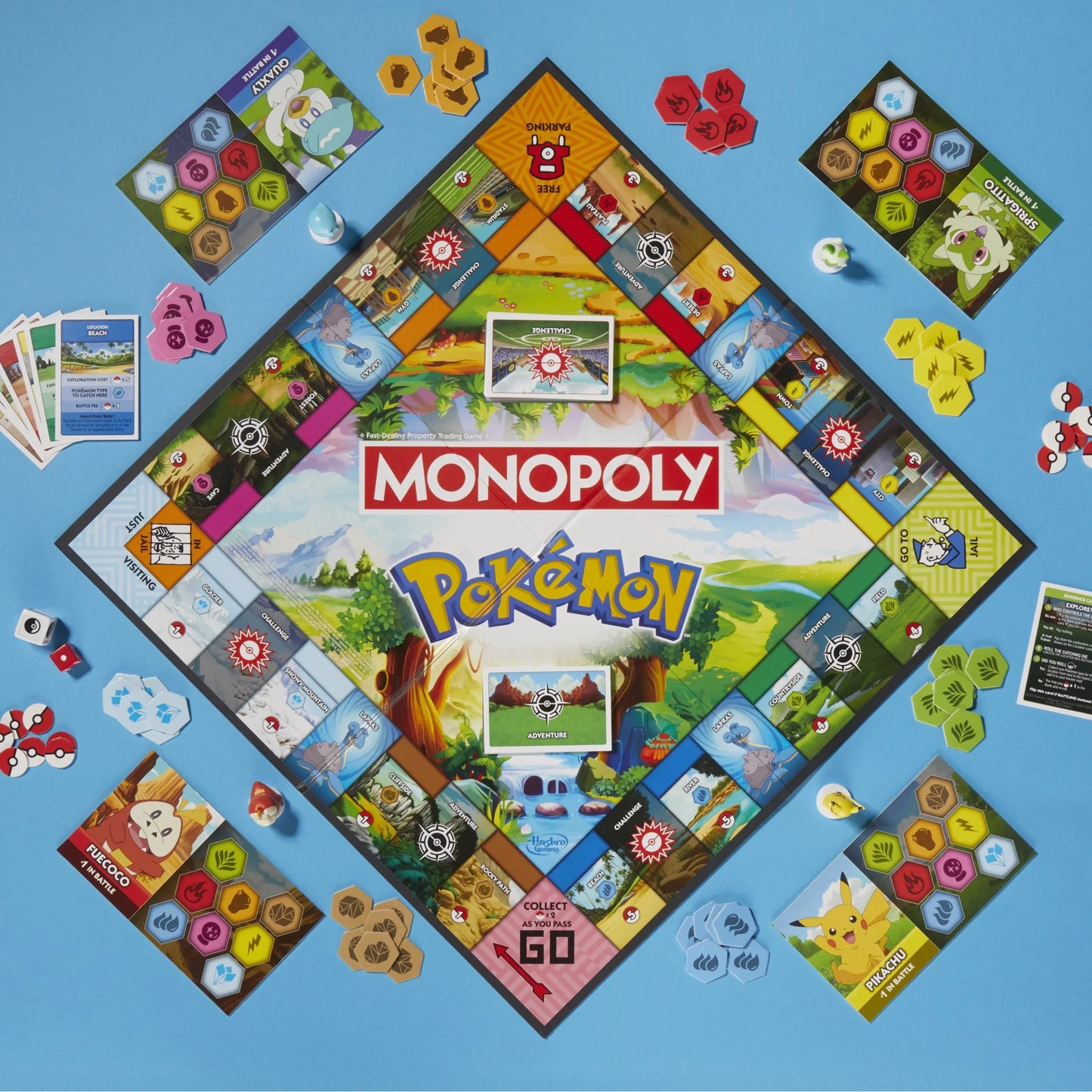Monopoly Pokémon Edition Board Game, Games for Pokémon Fans