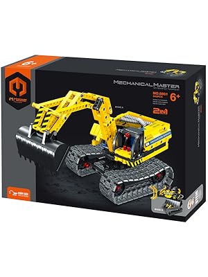 iM.Master Excavator 2 in 1 (Excavator 2 in 1; transmission structure; turn knob for action 342 pieces)