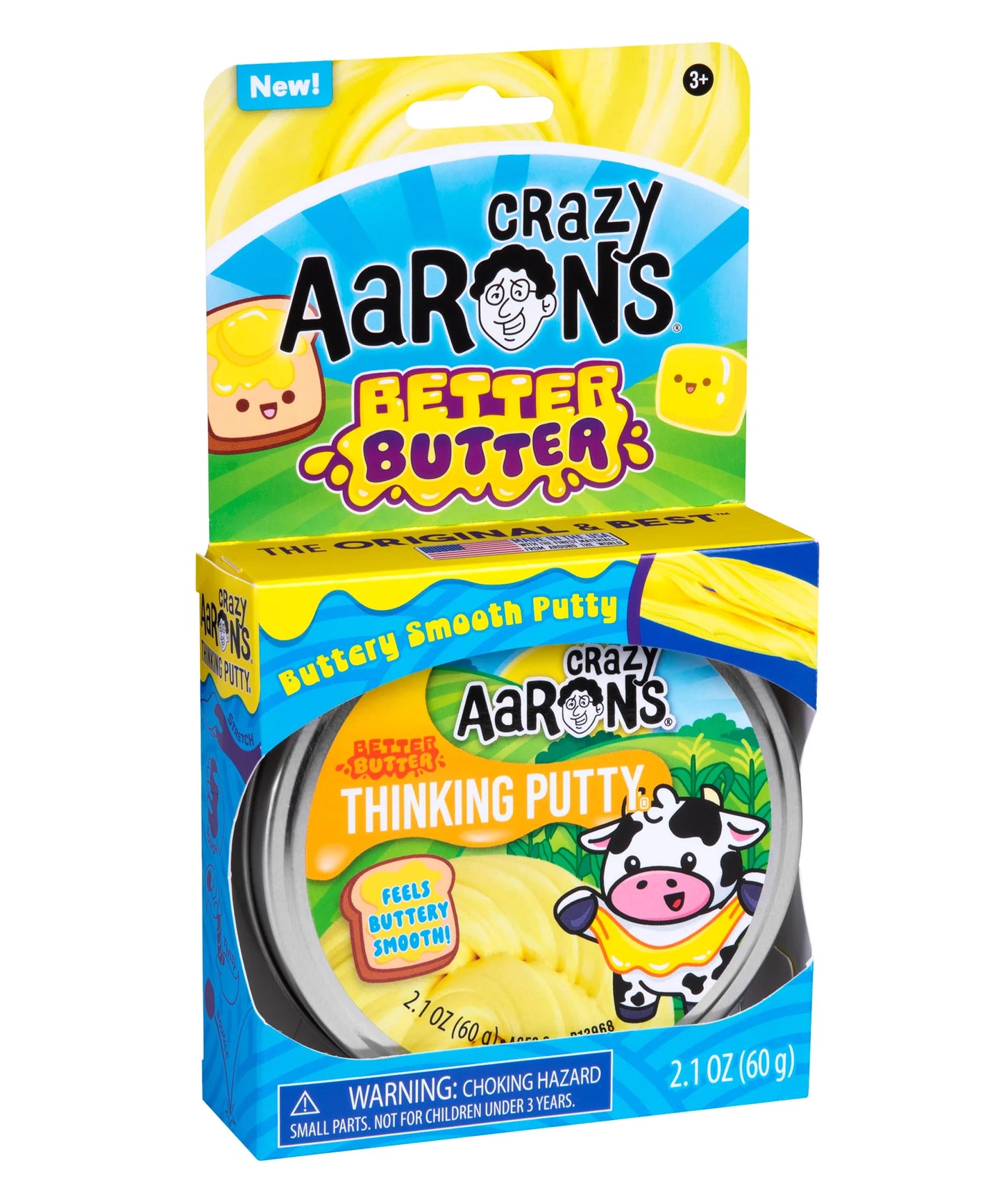 Crazy Aaron's Better Butter Buttercream - Full Size 4" Thinking Putty
