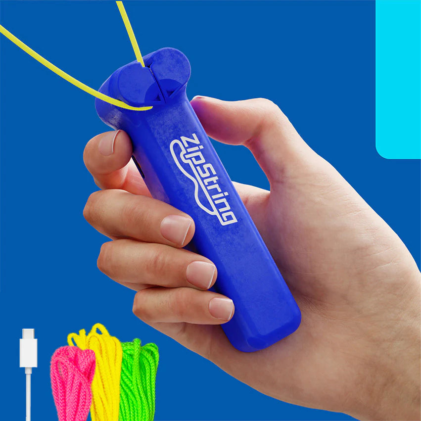 ORIGINAL ZIPSTRING TOY Blue Try Me Packaging