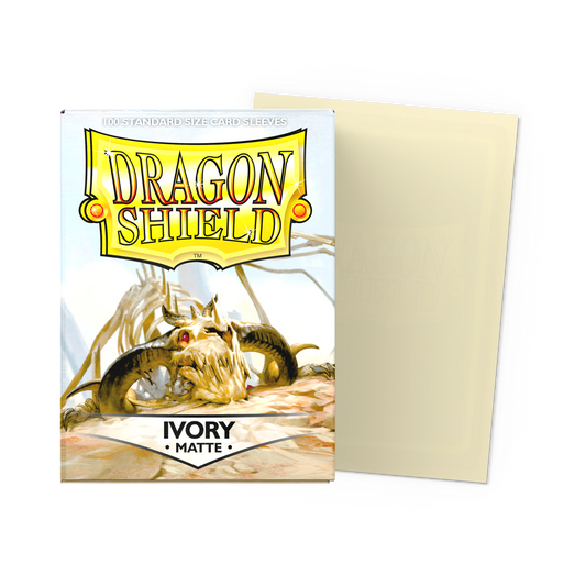 Dragon Shield Sleeves: Standard - Matte Ivory (100 ct.)