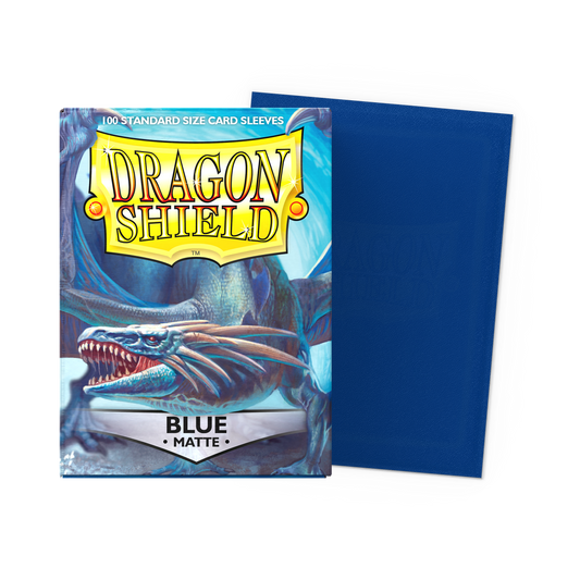 Dragon Shield Sleeves: Standard - Matte Blue (100 ct.)