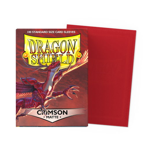Dragon Shield Sleeves: Standard - Matte Crimson (100 ct.)