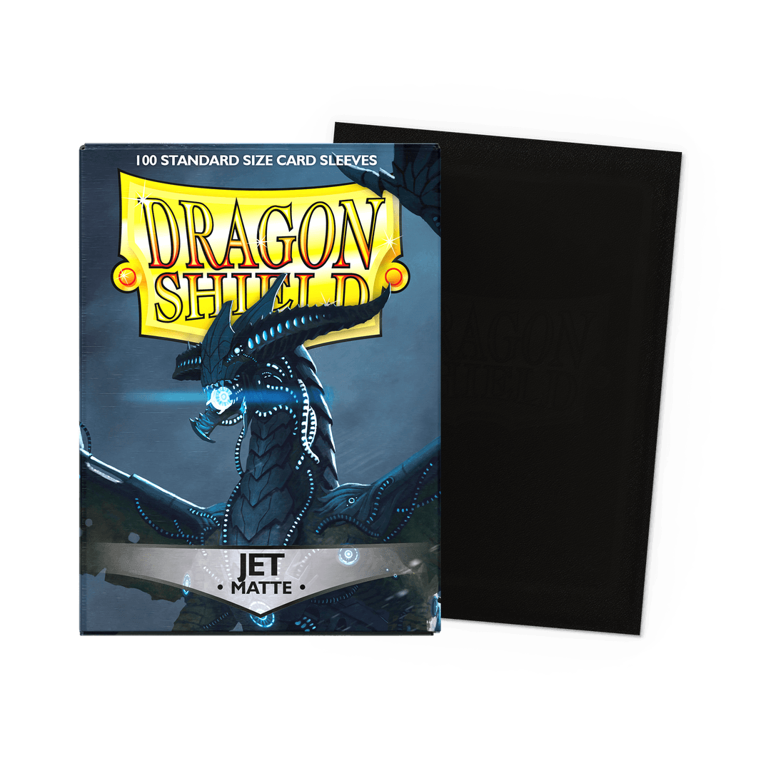Dragon Shield Sleeves: Standard - Matte Jet (100 ct.)