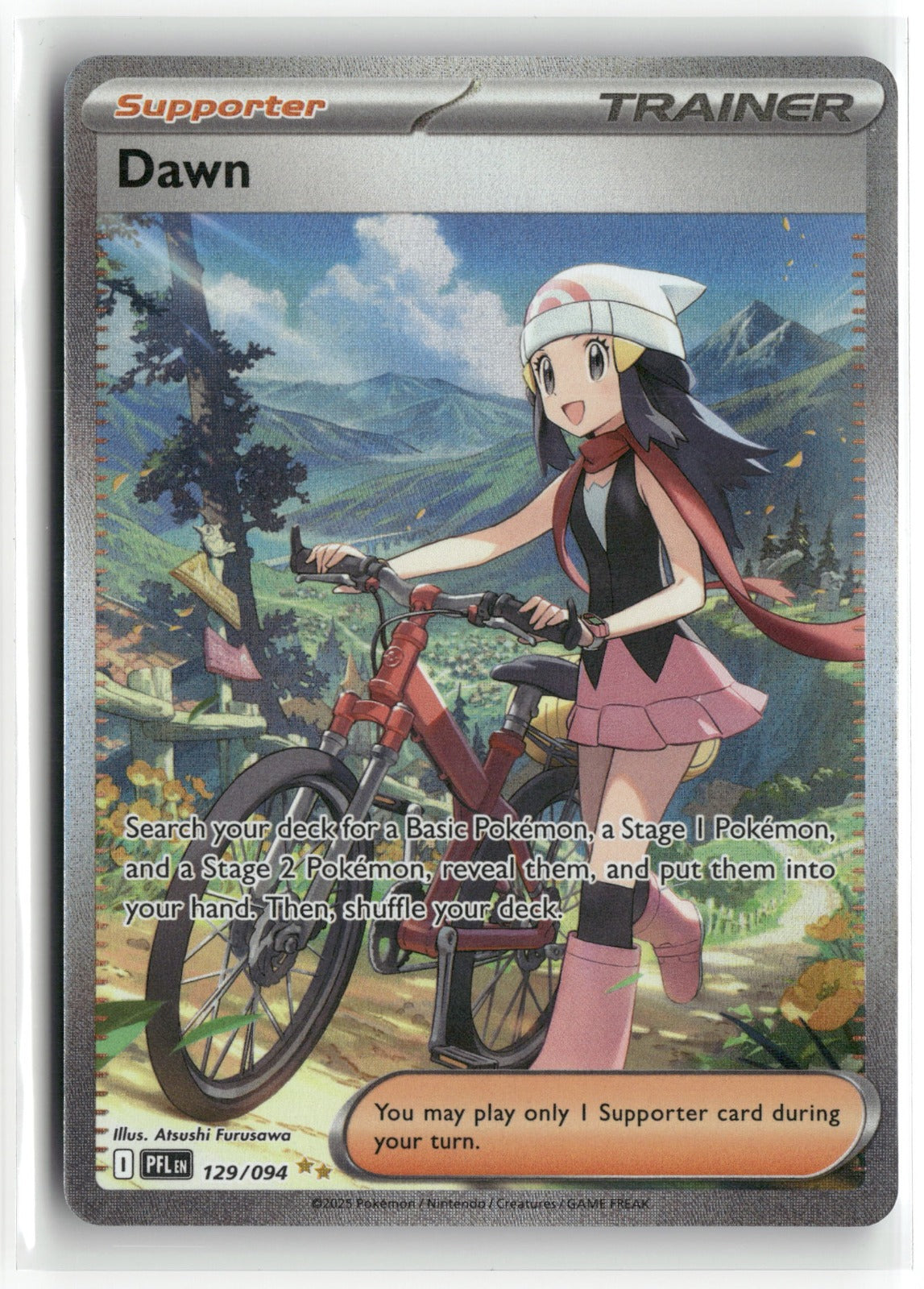 Pokemon ME02: Phantasmal Flames Dawn 129/094 Holo