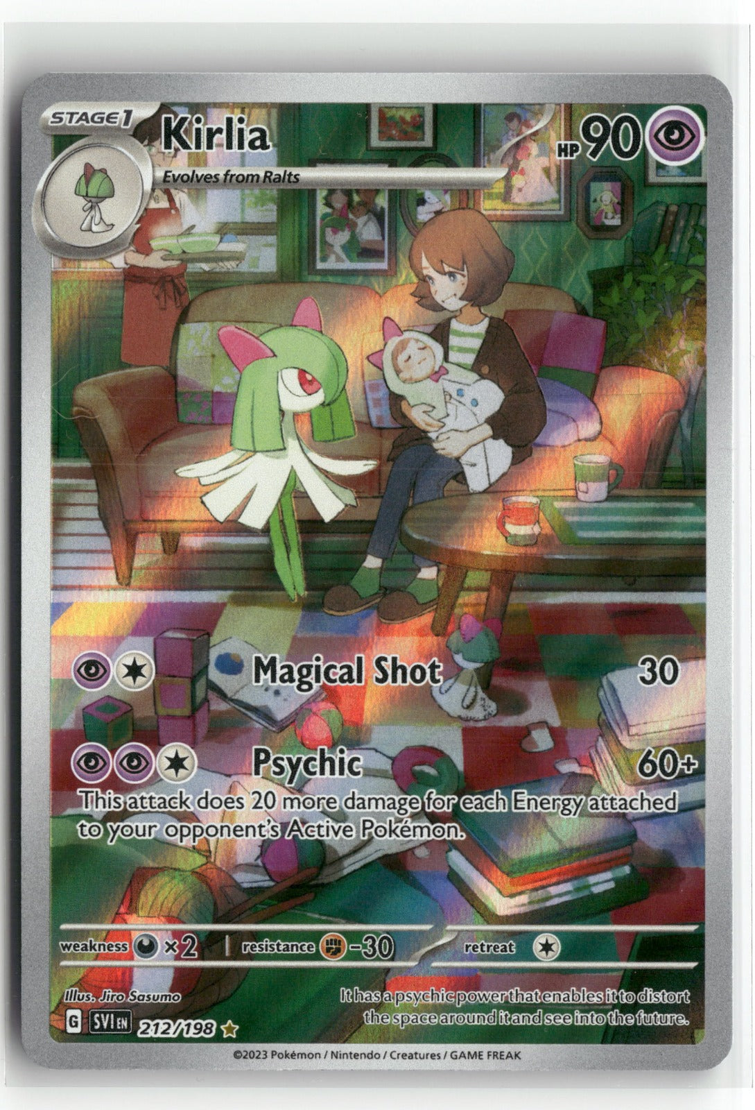 Pokemon SV01: Scarlet & Violet Base Set Kirlia 212/198 Holo