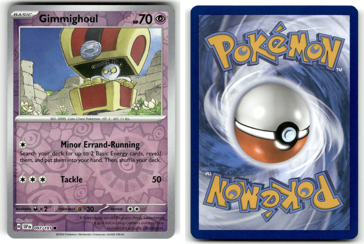 Front + Back scan | Near Mint / English / Reverse Holofoil