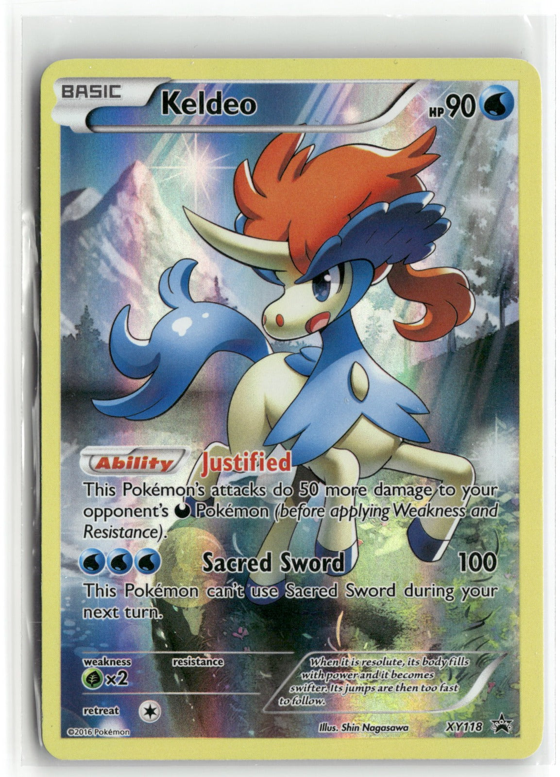 Pokemon Keldeo XY118 Promo 2013 XY Promos
