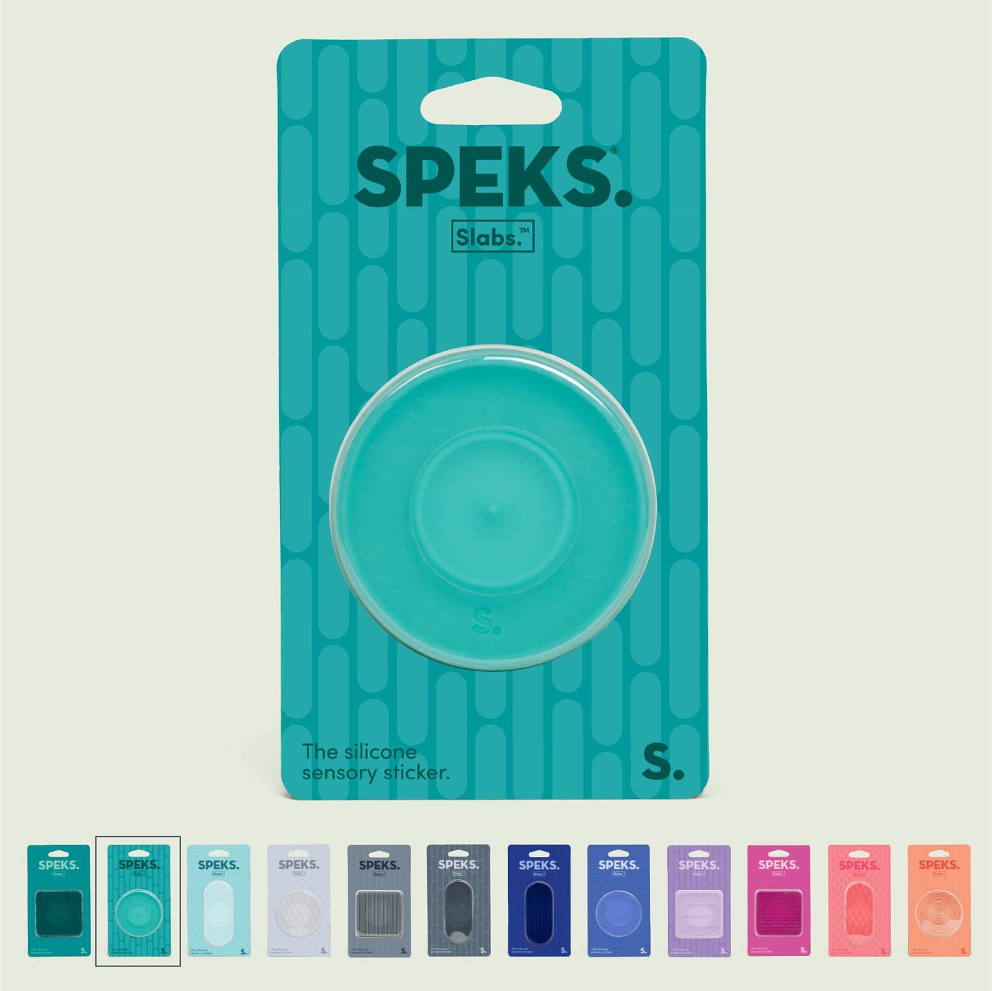 Speks Slabs Silicone Sensory Sticker Fidget – Peel, Stick & Squish Tactile