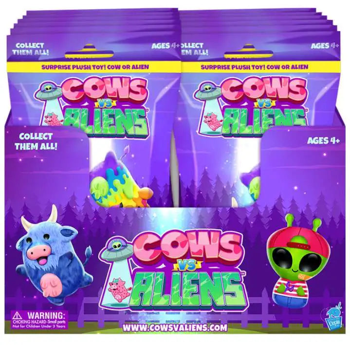 Cows Vs Aliens 4 Inch Plush Mystery Bag