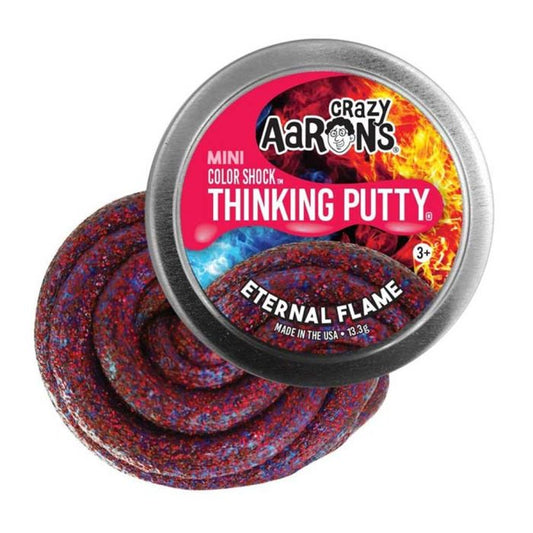 Crazy Aaron's Mini Eternal Flame - 2" Thinking Putty Tin