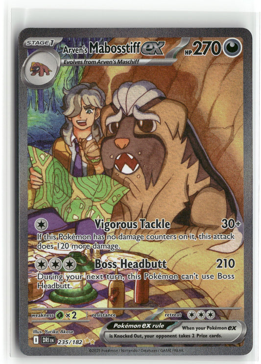 Arven's Mabosstiff ex Special Illustration Rare SV10: Destined Rivals 235/182