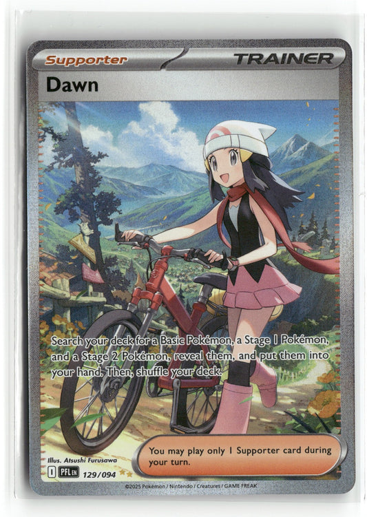 Pokemon Dawn 129/094 Special Illustration Rare 2025 ME02: Phantasmal Flames