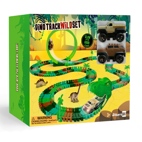 JitteryGit Dino Track Wild Set