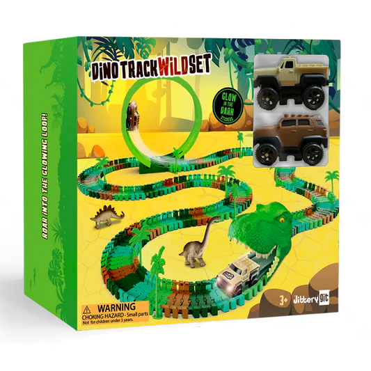 JitteryGit Dino Track Wild Set