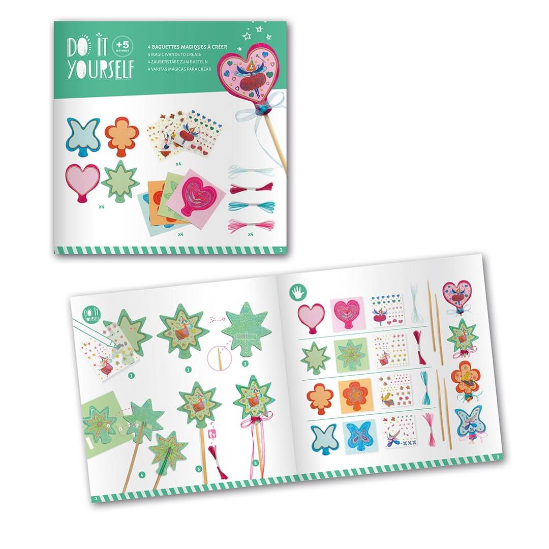 Djeco DIY Little Fairies Wand Making Kit