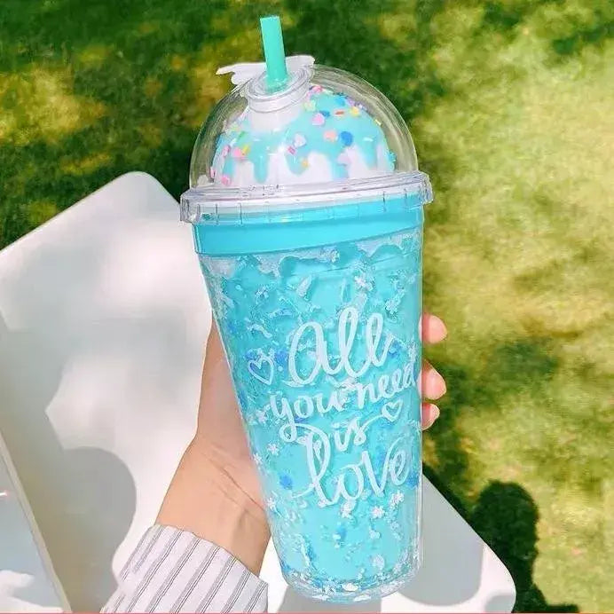 Bewaltz Ice Cream Sundae Tumbler - Blue Bubblegum