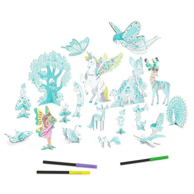 DJECO DIY Fairy World Color Assemble Play Kit