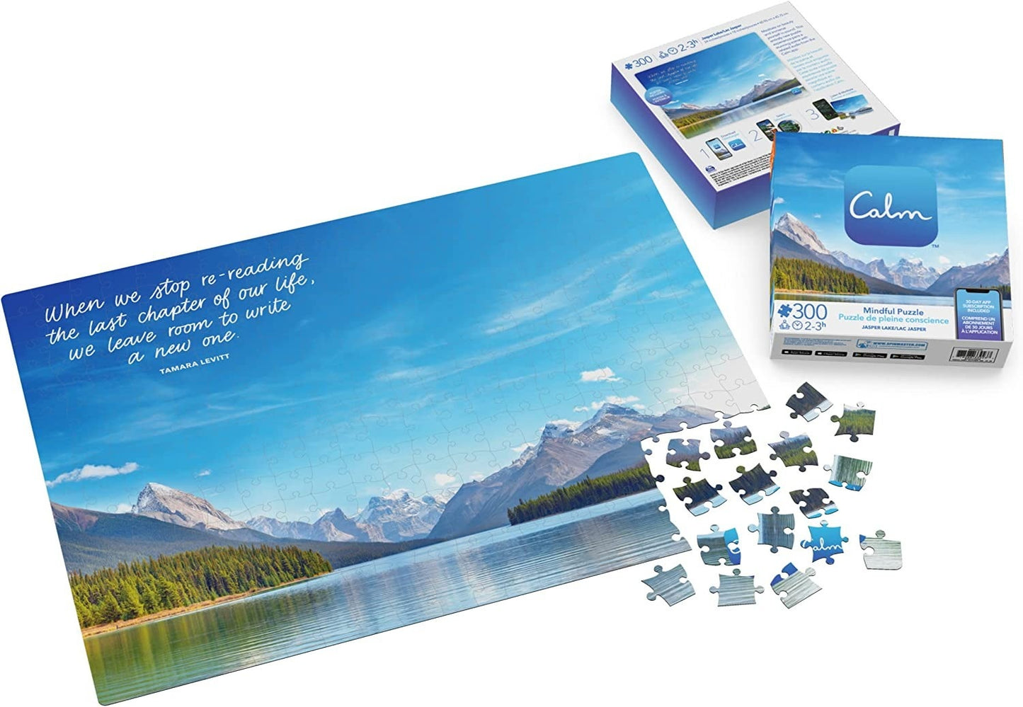 Calm Jasper Lake Jigsaw Puzzle - 300pc