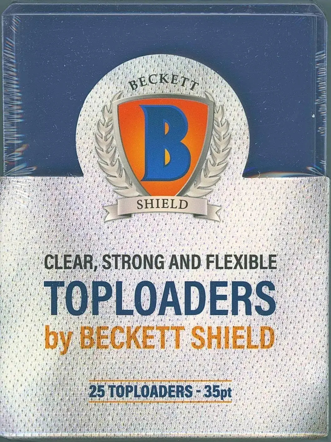 Beckett Shield 3" X 4" 25 Toploader - 35pt