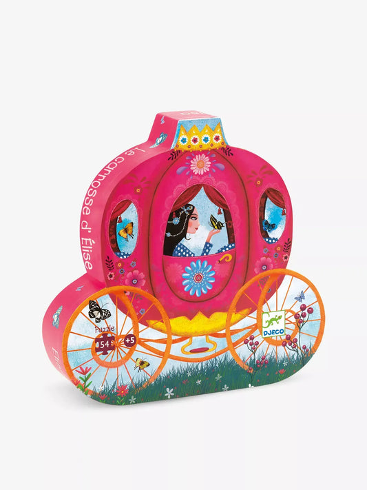 DJECO 54-Piece Elise Carriage Puzzle