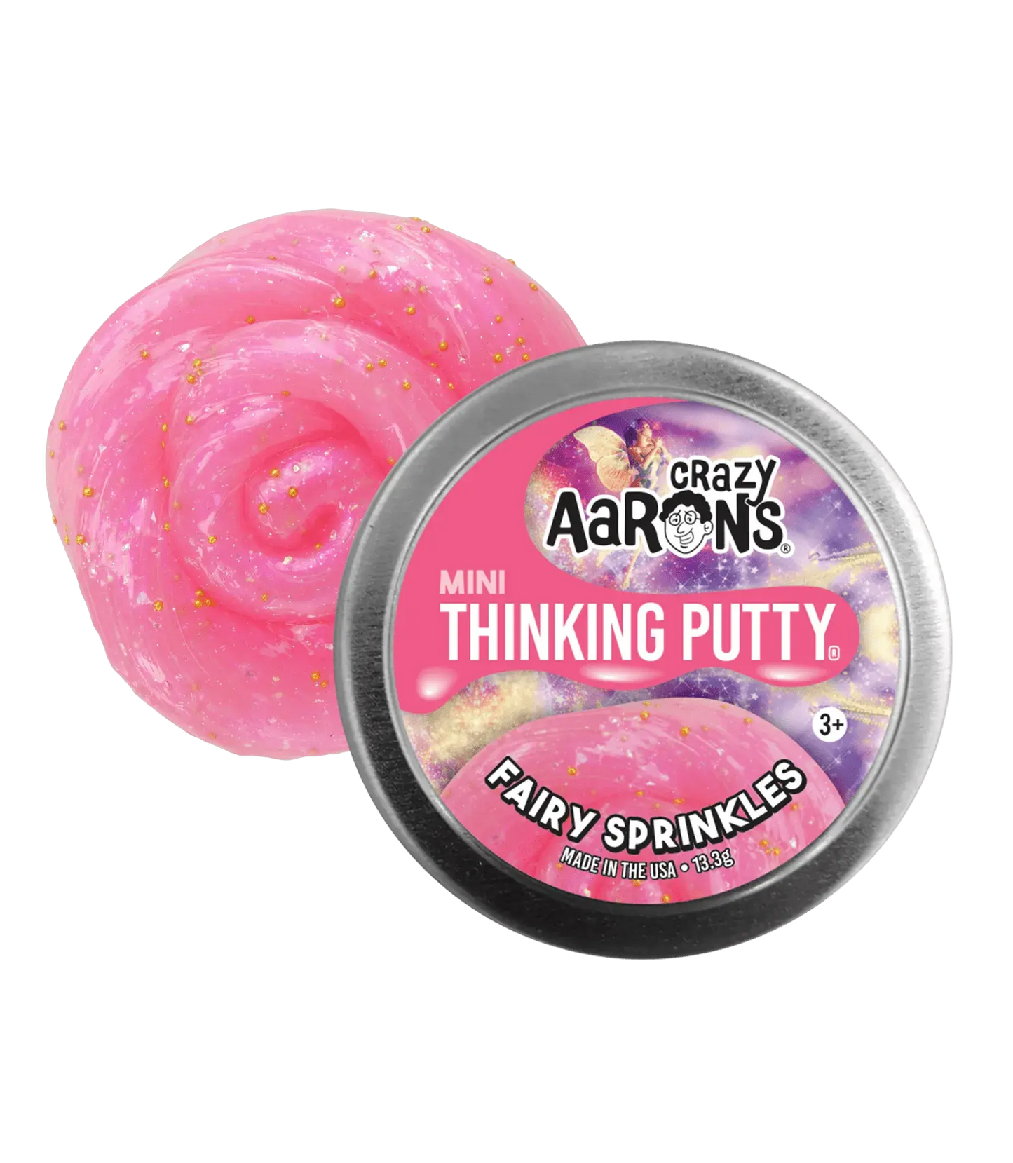 Pâte à Modeler Sensorielle Crazy Aaron's - Dauphin Dance Sparkle - 90g, Ne Sèche Jamais - Anti-stress, Créative, Pour Enfants Et Adultes