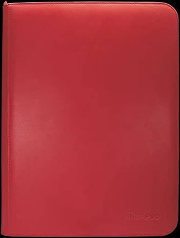 Generic 9-Pocket Zippered Toploader Binder - Burgundy (Holds 252)