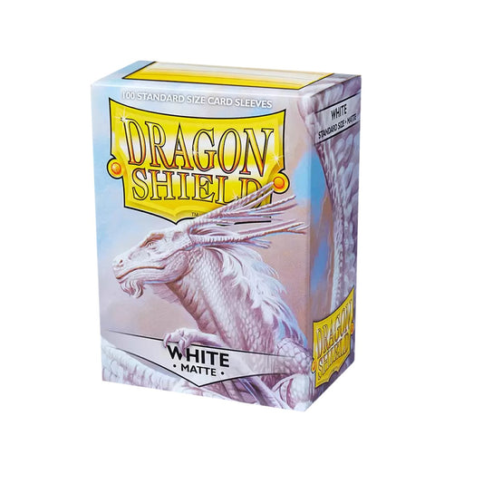 Dragon Shield Sleeves: Standard - Matte White (100 ct.)