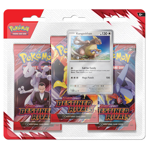 Pokémon TCG Destined Rivals: 3-Booster Blister