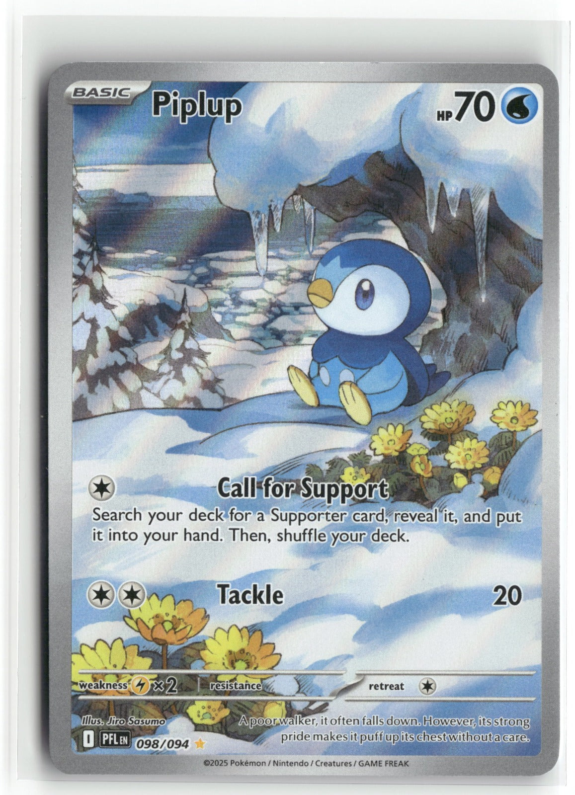 Pokemon ME02: Phantasmal Flames Piplup - 098/094 Holo