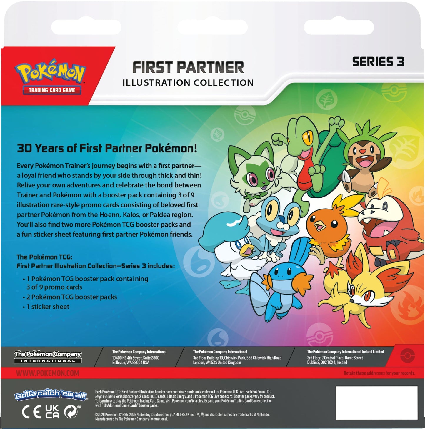Pokémon TCG: First Partner Illustration Collection Series 3