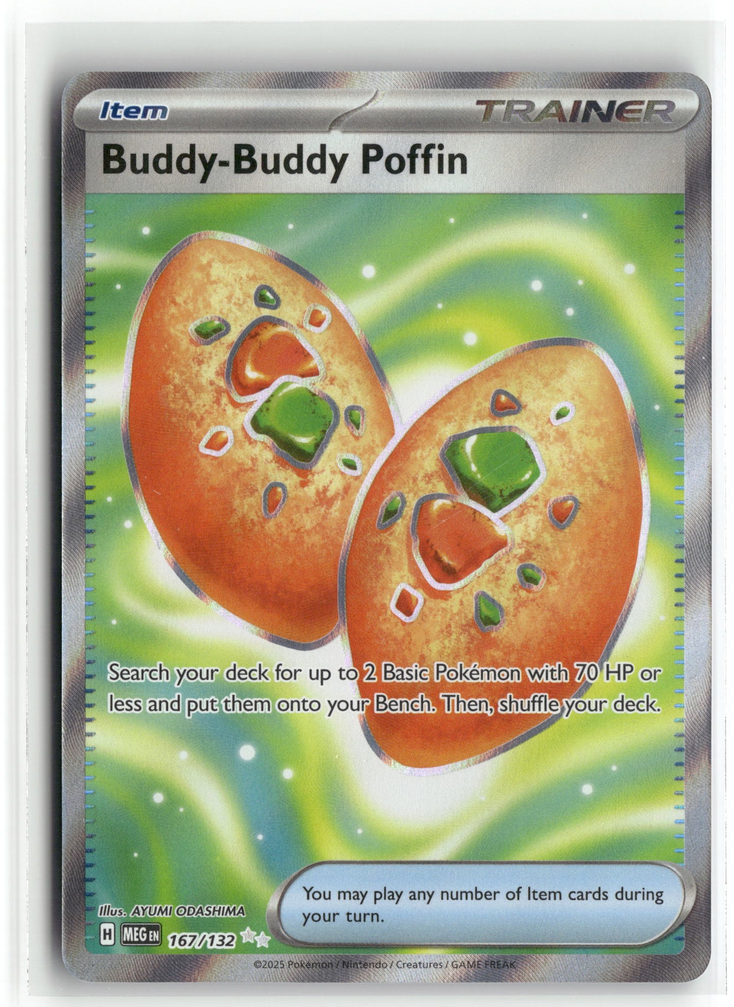 Buddy-Buddy Poffin Ultra Rare ME01: Mega Evolution 167/132 NM