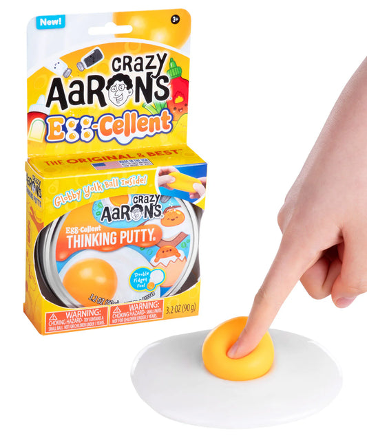 Crazy Aaron's Eggcellent - Full Size 4" Thinking Putty Tin