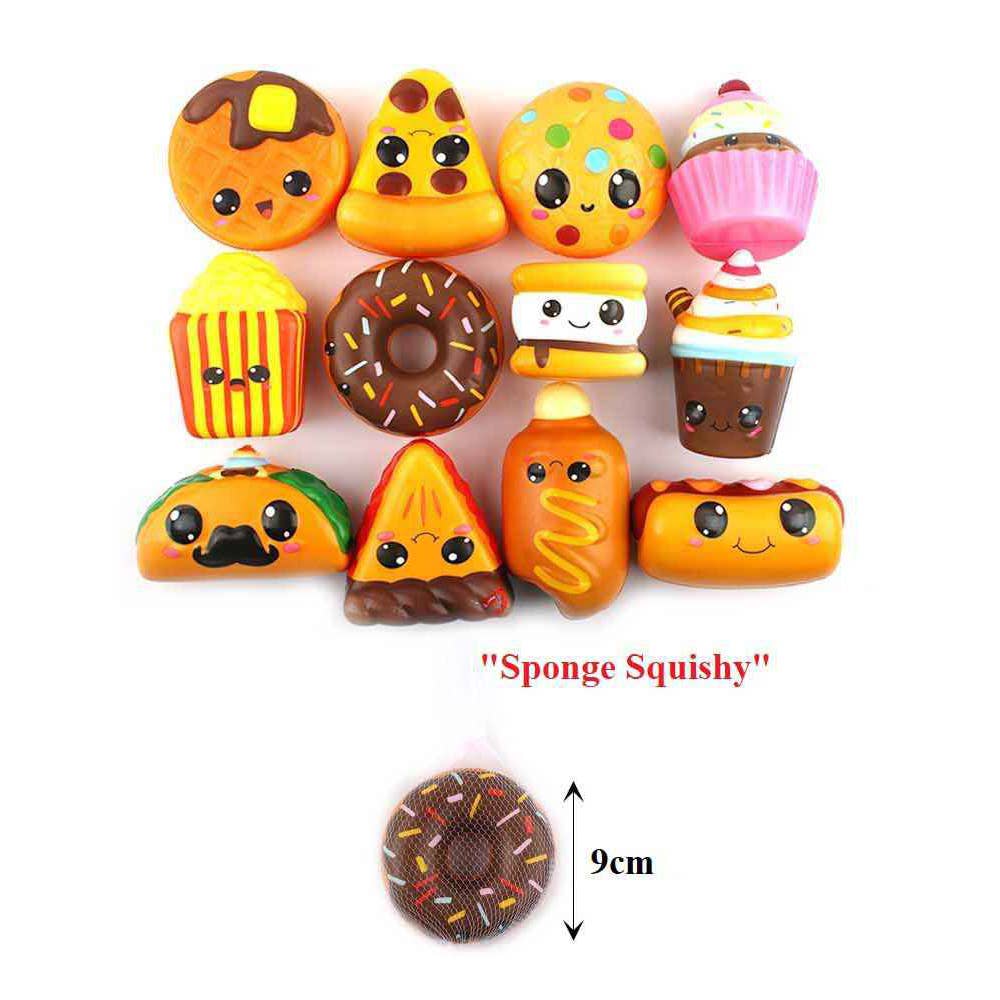 Cute Food Shaped Squishy Stress Relief Toy