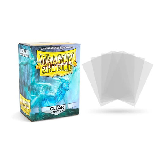 Dragon Shield Sleeves: Standard - Matte Clear (100 ct.)