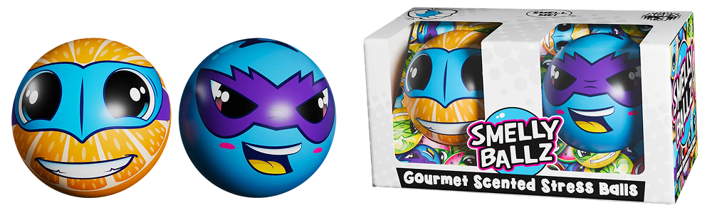 Scentco: Smelly Ballz Fruit Heroes 2-Pack