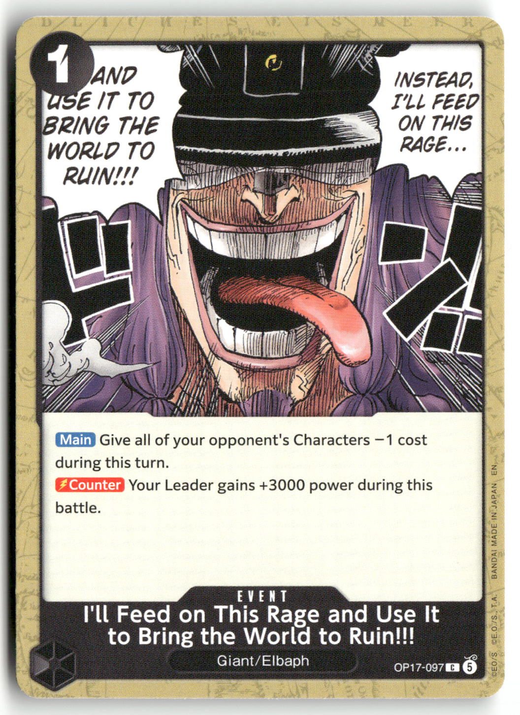 I'll Feed on This Rage and Use It to Bring the World to Ruin!!!