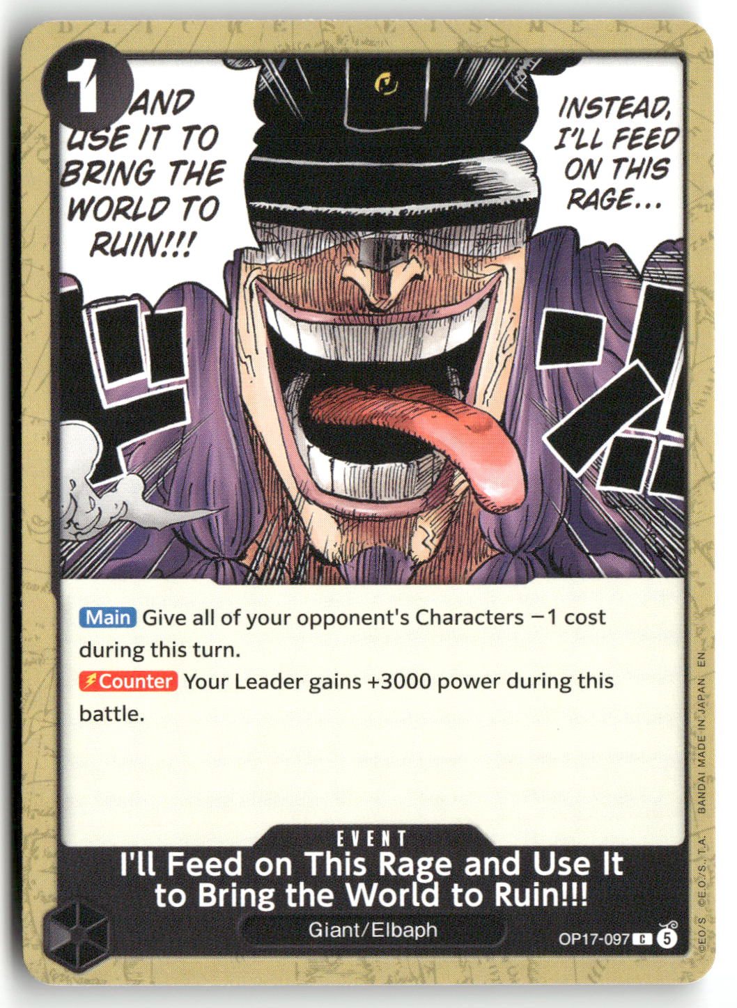 I'll Feed on This Rage and Use It to Bring the World to Ruin!!!