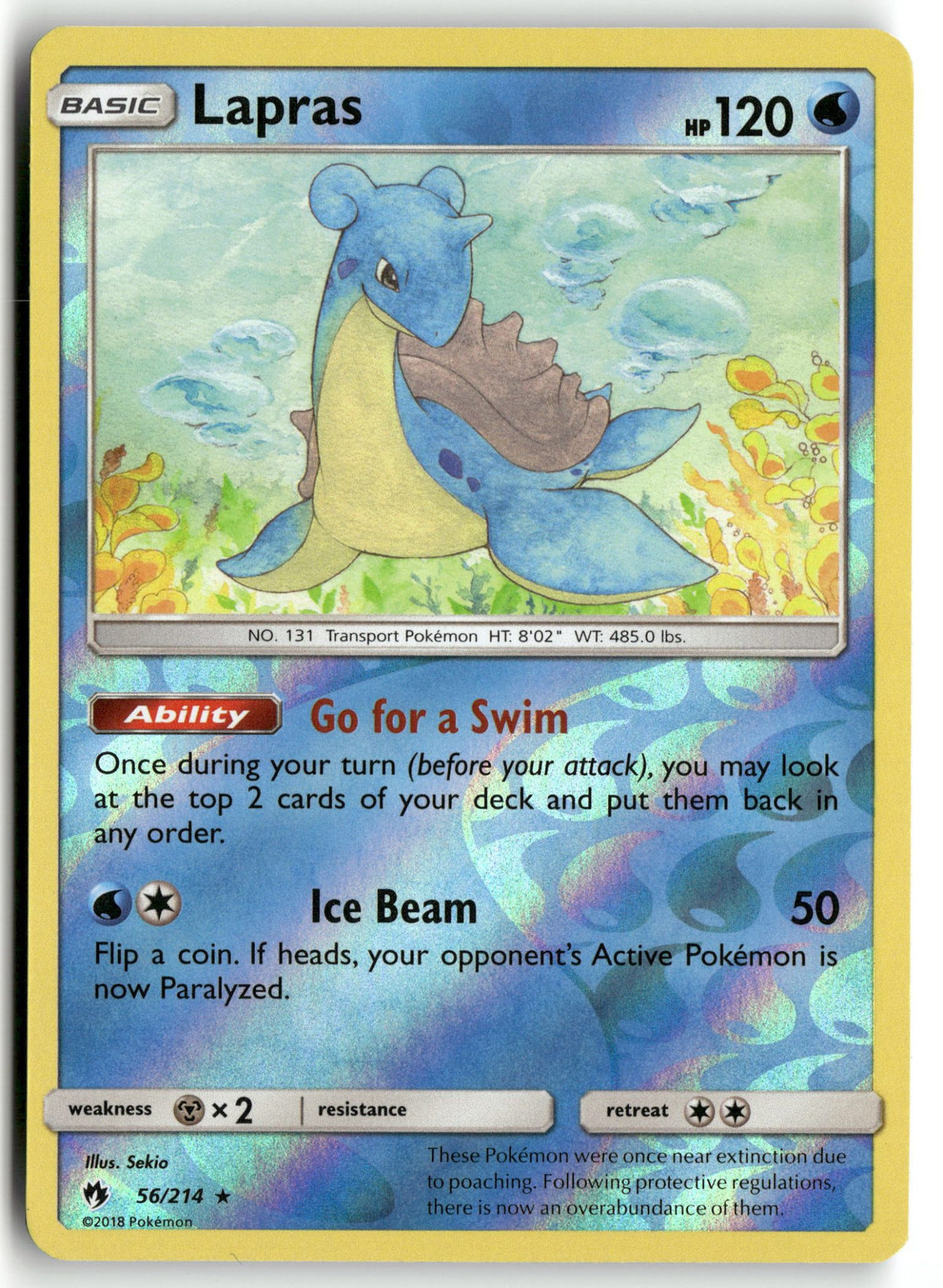Front + Back scan | Near Mint / English / Reverse Holofoil