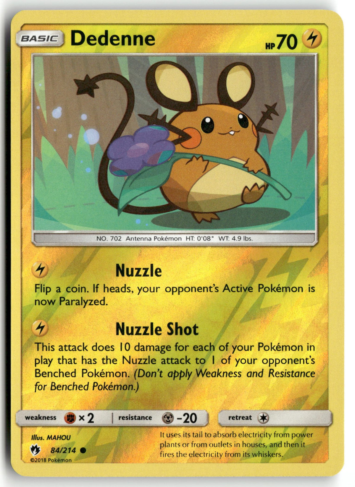 Front + Back scan | Near Mint / English / Reverse Holofoil