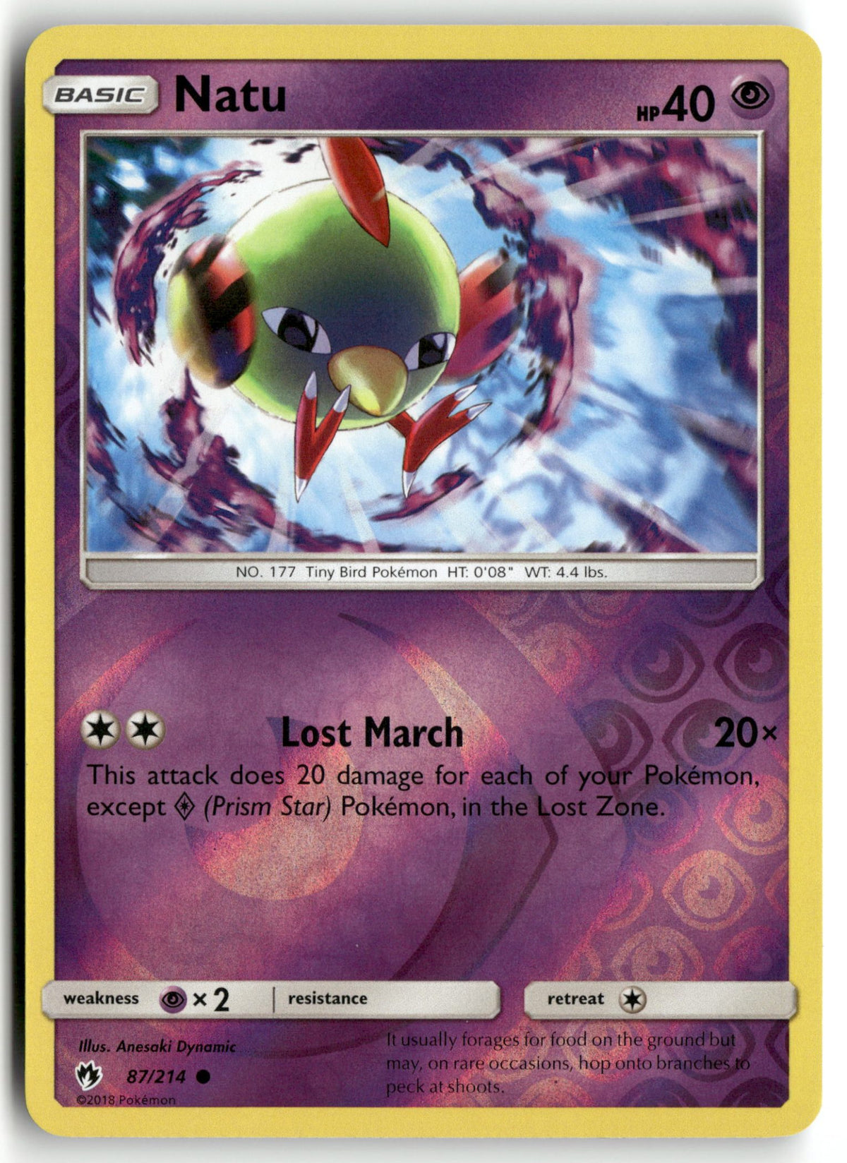 Front + Back scan | Near Mint / English / Reverse Holofoil